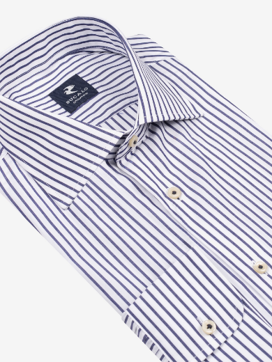 Imagen de Camisa clásica de rayas anchas 100% algodón