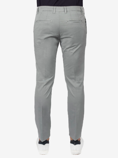 Imagen de Pantalones Chinos de algodón sarga de corte ajustado