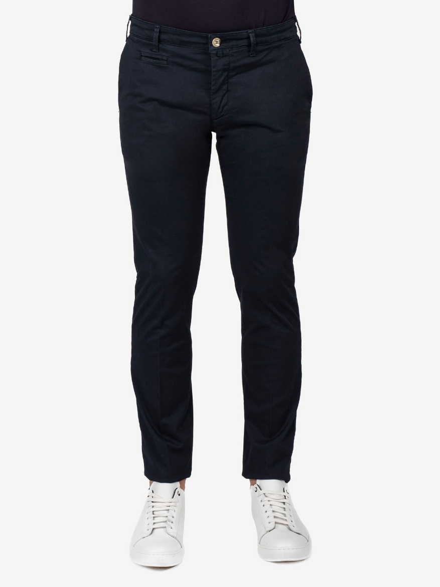 Imagen de Pantalones Chinos de algodón sarga de corte ajustado