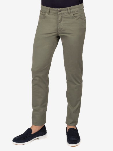 Imagen de Pantalones de algodón sarga modelo 5 bolsillos