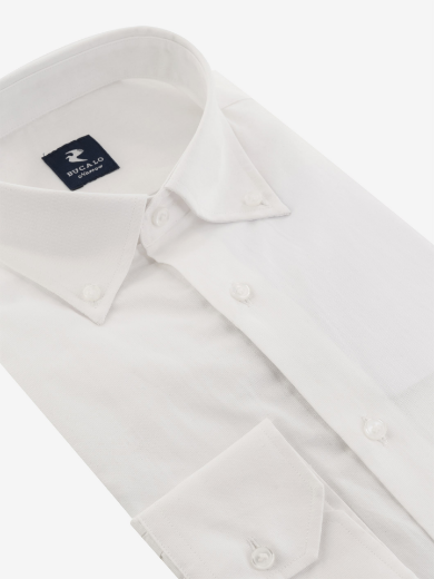 Imagen de Camisa Fil Fil blanca de puro algodón