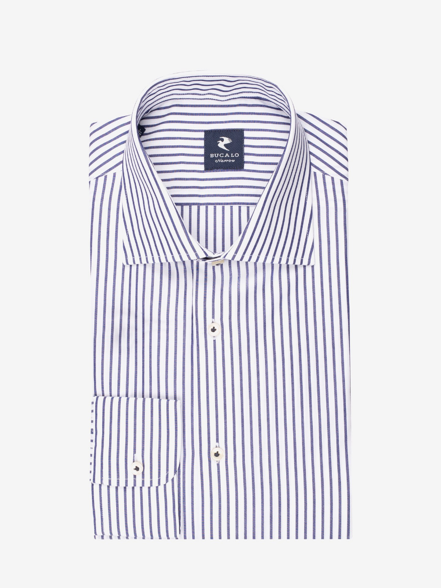 Imagen de Camisa clásica de rayas anchas 100% algodón