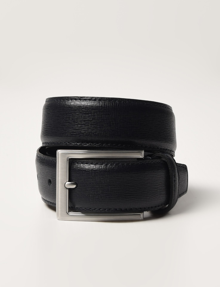 Picture of Blue saffiano leather belt