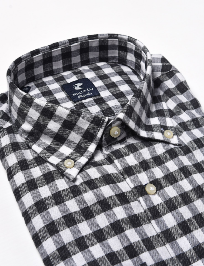 Picture of Checked cotton twill shirt