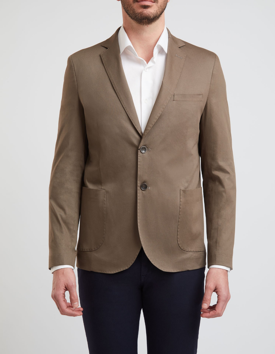 Picture of SOLID COLOR UNLINED JACKET WITH PATCH POCKET