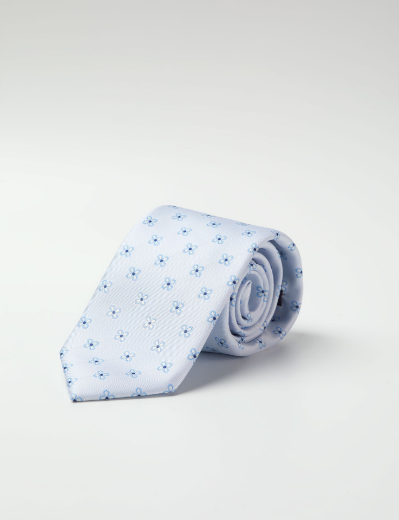 Picture of PEARL GRAY BACKGROUND TIE