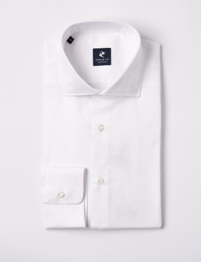 Picture of SEMI-FRENCH SHIRT, MICRO DESIGN IN PURE COTTON