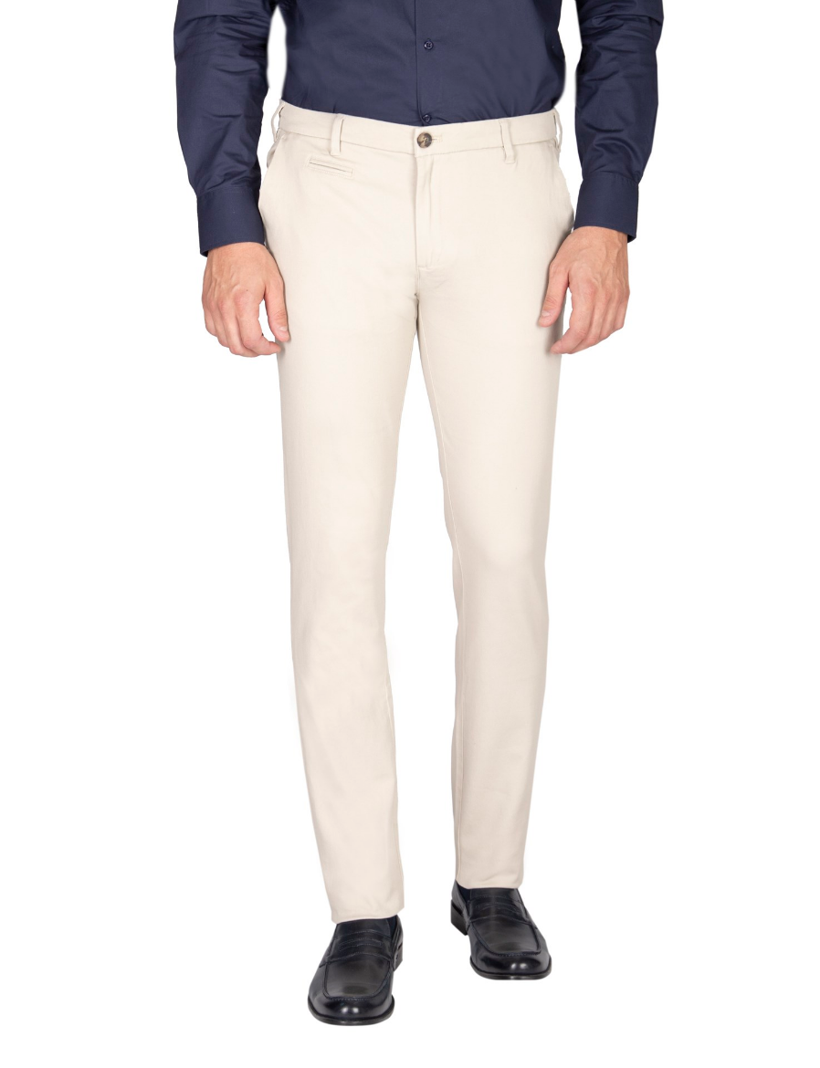 Picture of Chino Trousers in plain cotton twill