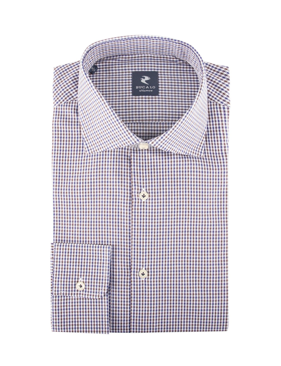 Picture of Textured shirt in pure cotton