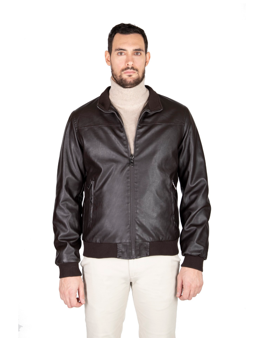 Picture of Imitation leather jacket