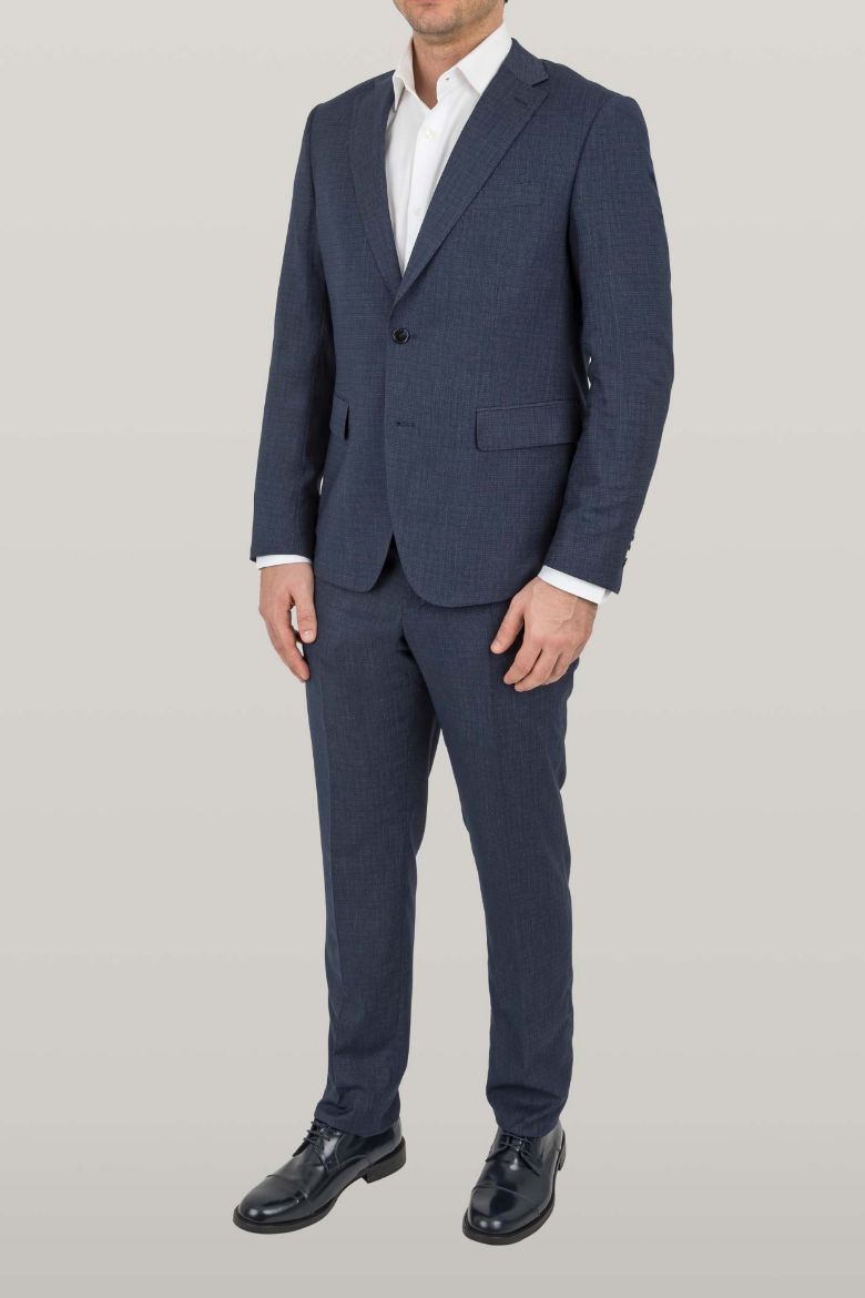 Picture of SINGLE-BREASTED PLAIN FABRIC SUIT