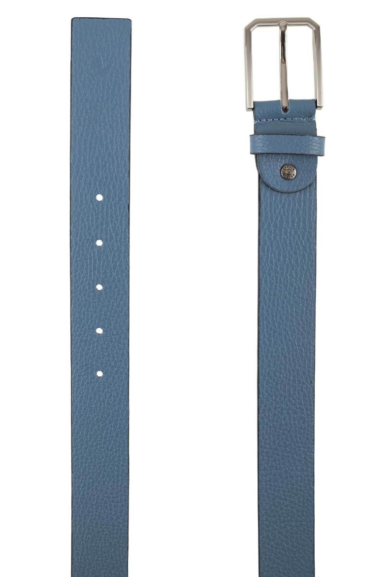 Picture of LIGHT BLUE DEER LEATHER BELT