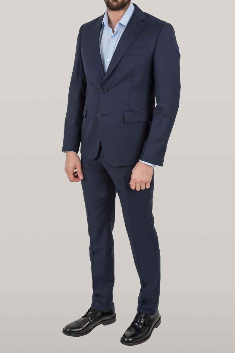 Picture of SINGLE-BREASTED PLAIN FABRIC SUIT