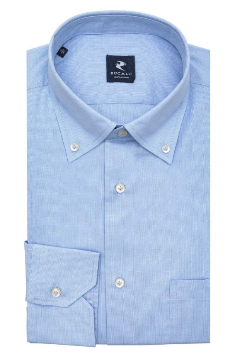 Picture of BUTTON DOWN COTTON SHIRT WITH POCKET