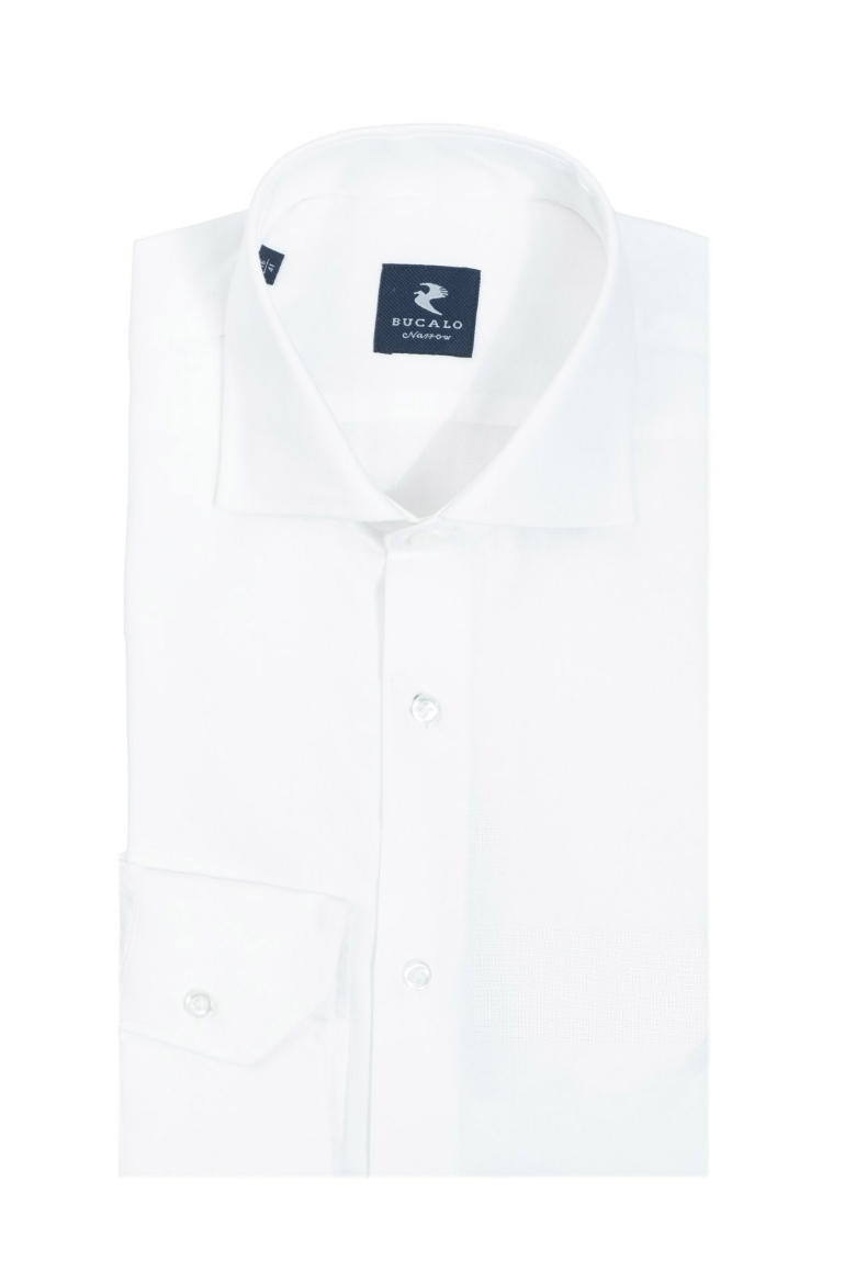 Imagen de Camisa clásica Oxford de color sólido con cuello francés