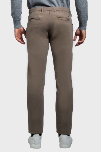 Imagen de pantalón chino de tejido canvas teñido