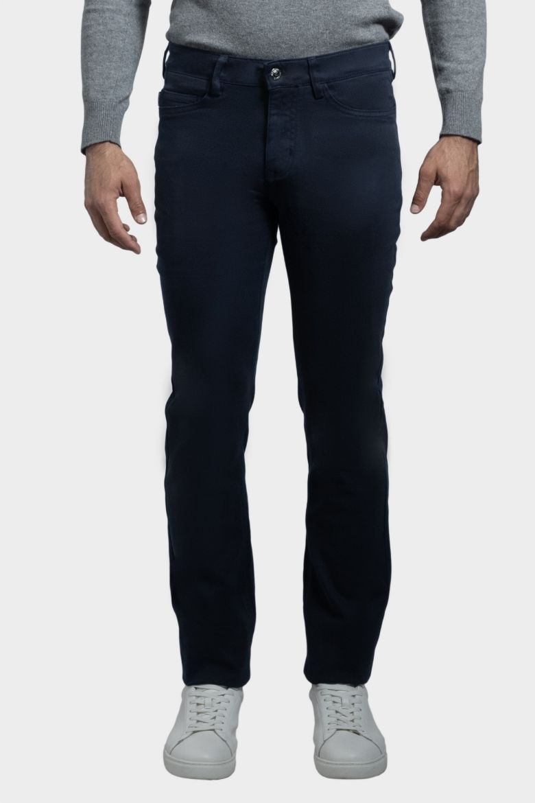 Imagen de Pantalone 5 Tasche in cotone twill tinta unita dal taglio denim, per vestire il tempo libero abbinabile ad una camicia e una maglia.