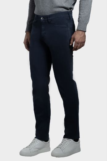 Imagen de Pantalone 5 Tasche in cotone twill tinta unita dal taglio denim, per vestire il tempo libero abbinabile ad una camicia e una maglia.